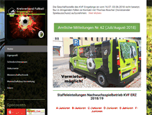 Tablet Screenshot of kv-fussball-erzgebirge.de